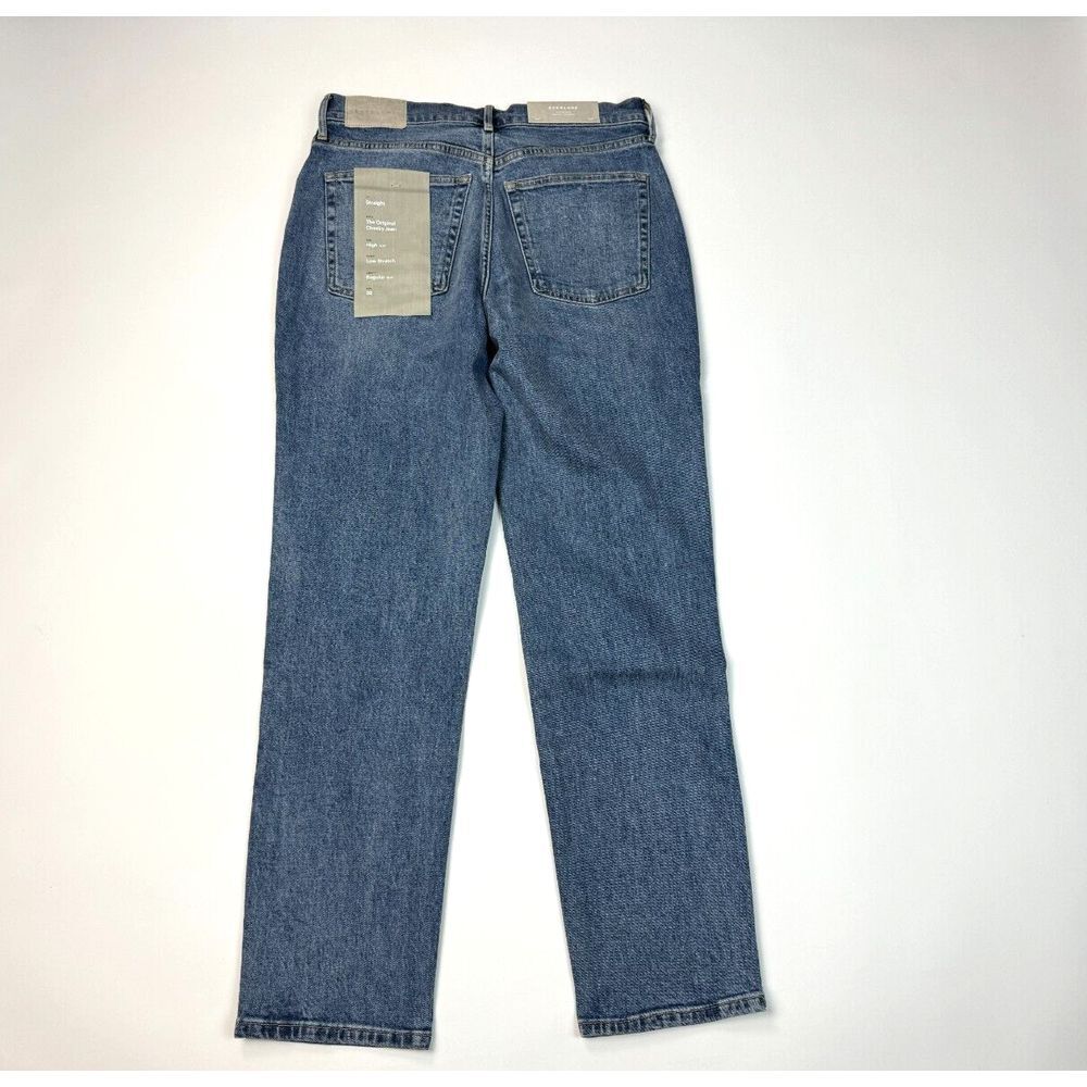 Everlane Original Cheeky Jean Women 28 NWT Straight Organic Cotton Denim MidBlue